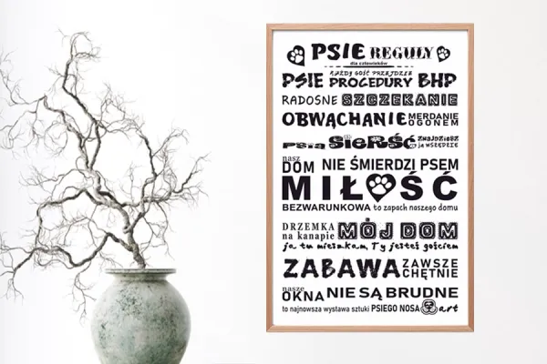 zabawna_tablica_psie_reguly_dla_gosci_biala_naturalna_ramka_FunArt_900_600.webp